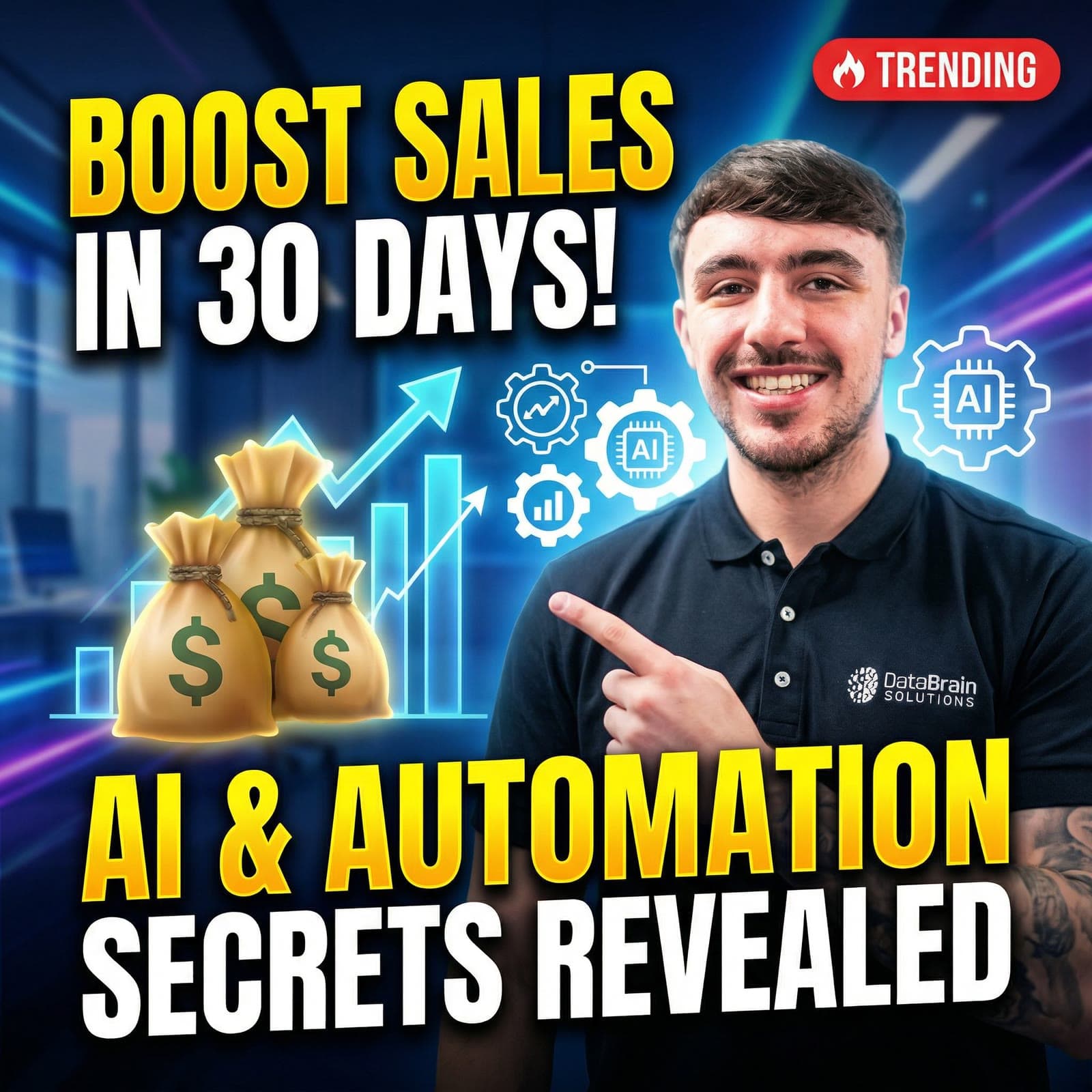 A finished social campaign advert